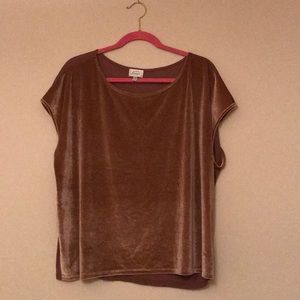 FRENCHI VELVET TOP